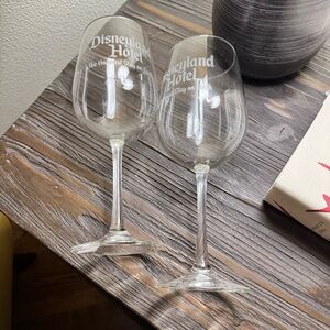Official Disneyland Hotel Large Wine Glasses (set of 2)